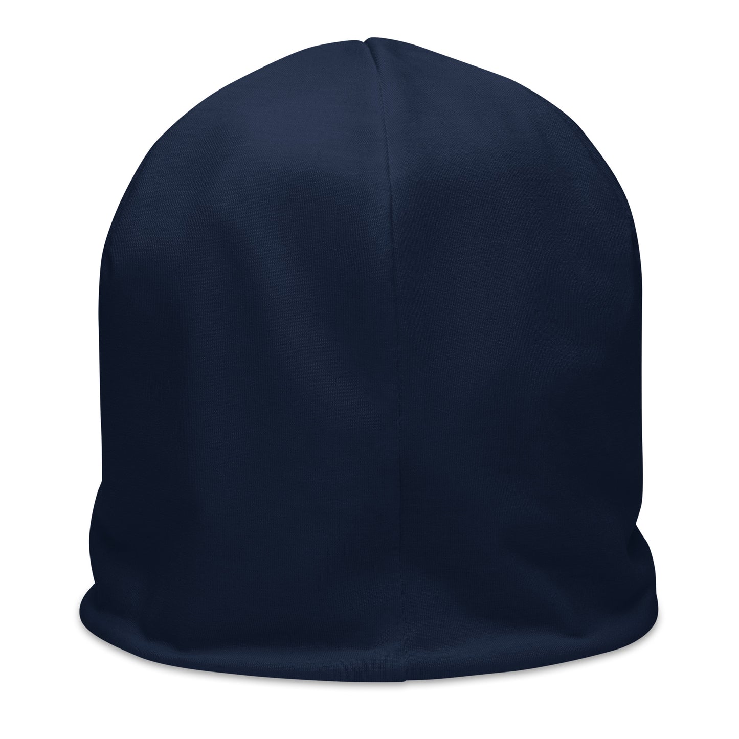 All-Over Print Try Noto to Die Moth Dark Blue Beanie