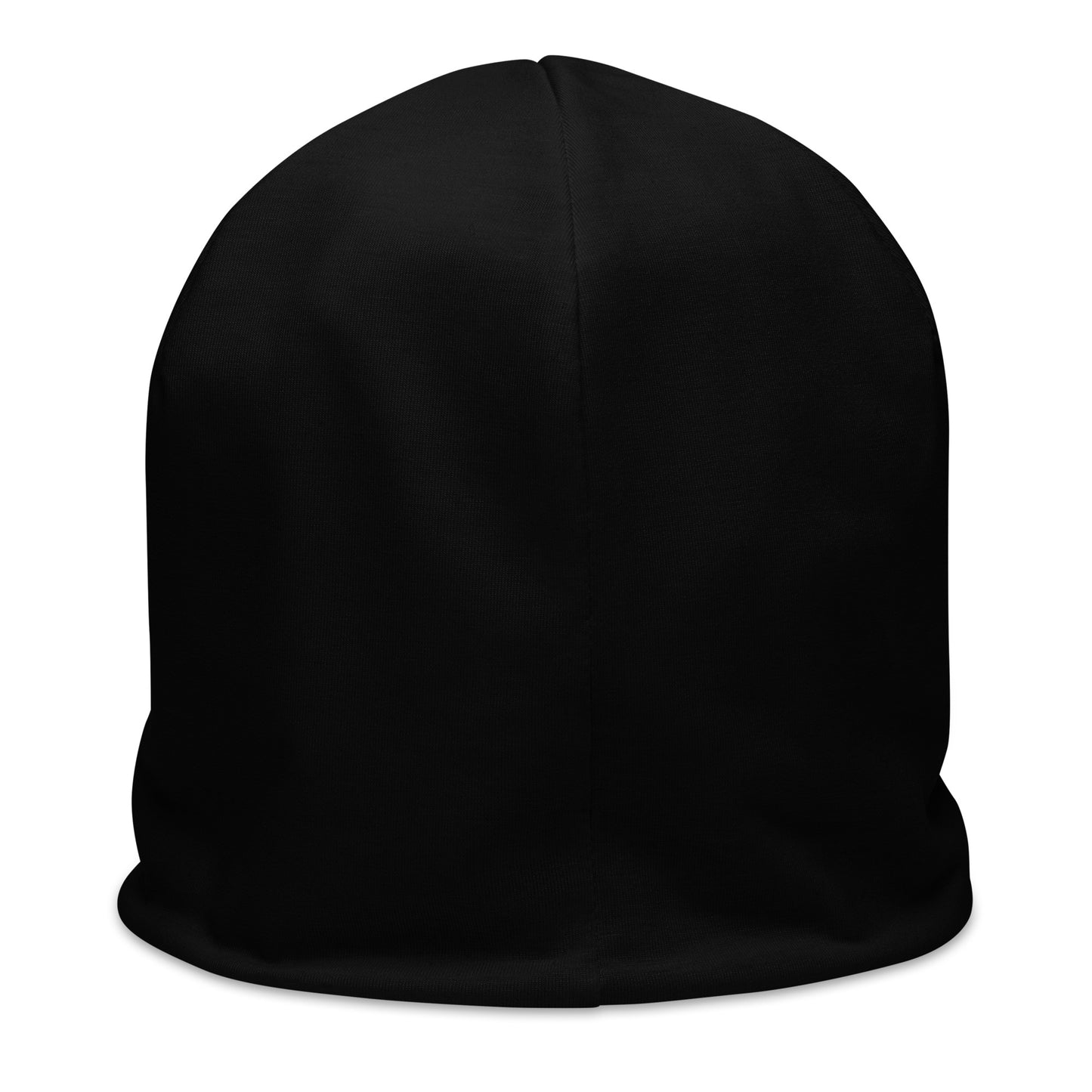 All-Over Print Try Not to Die Moth Black Beanie