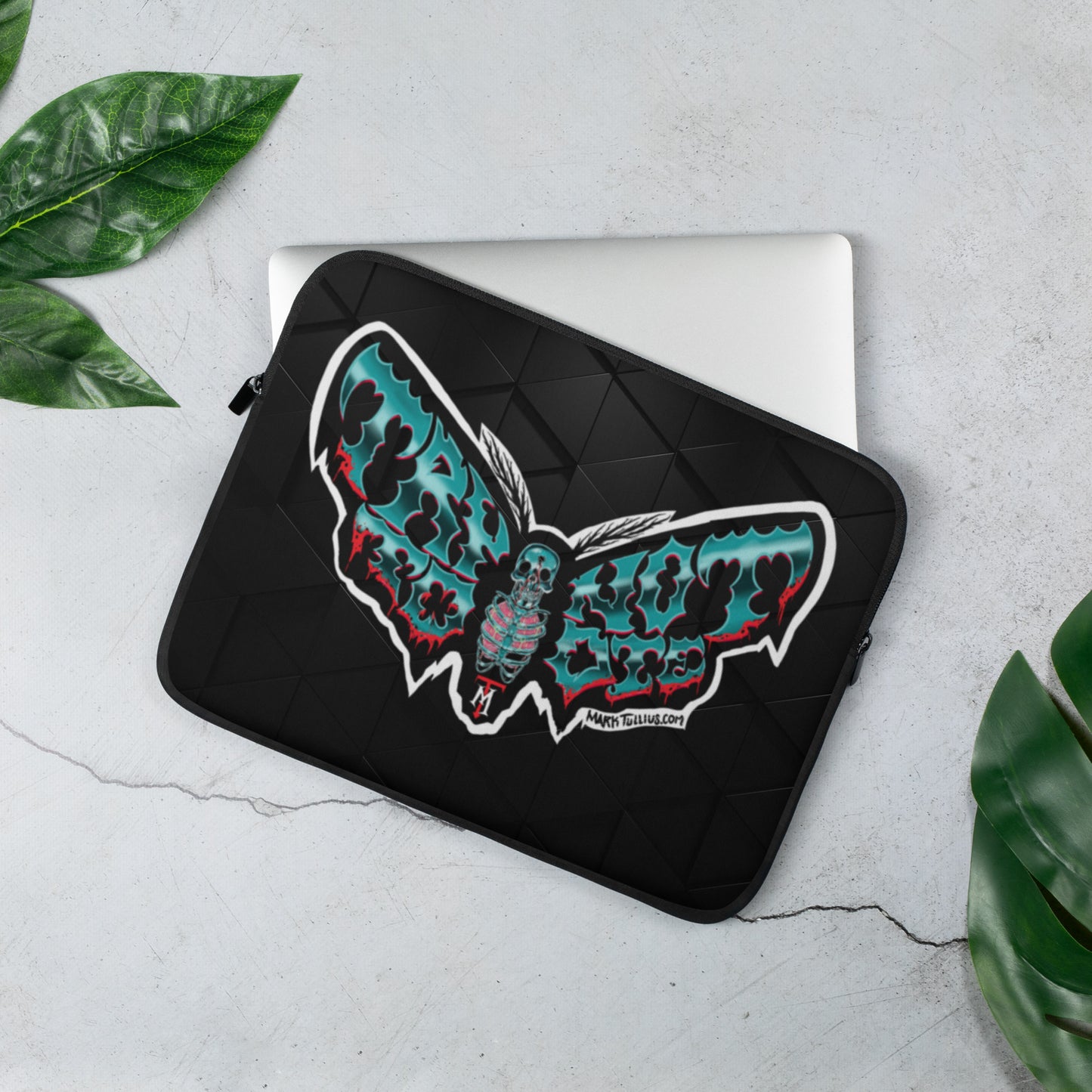 Try Not to Die Moth Laptop Sleeve
