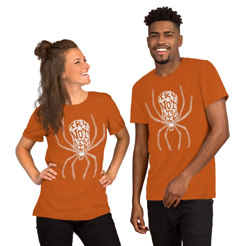 Try Not to Die Spider Unisex t-shirt