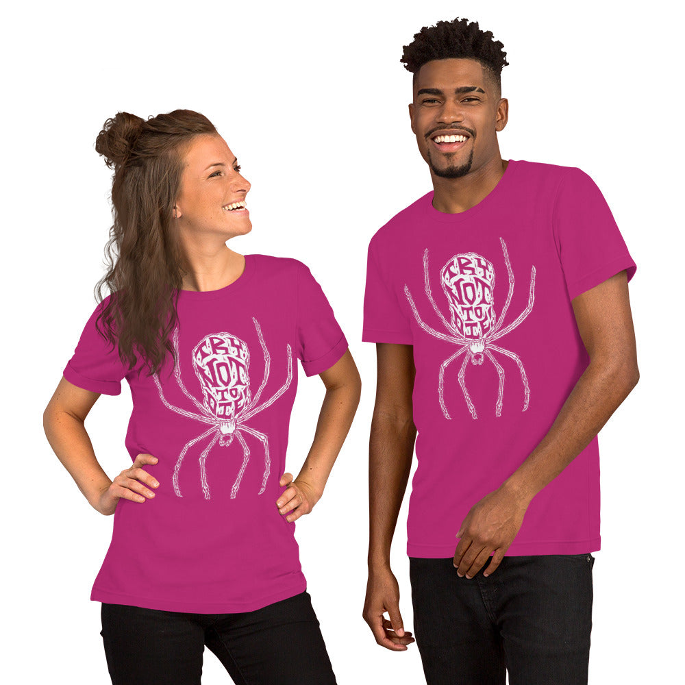 Try Not to Die Spider Unisex t-shirt
