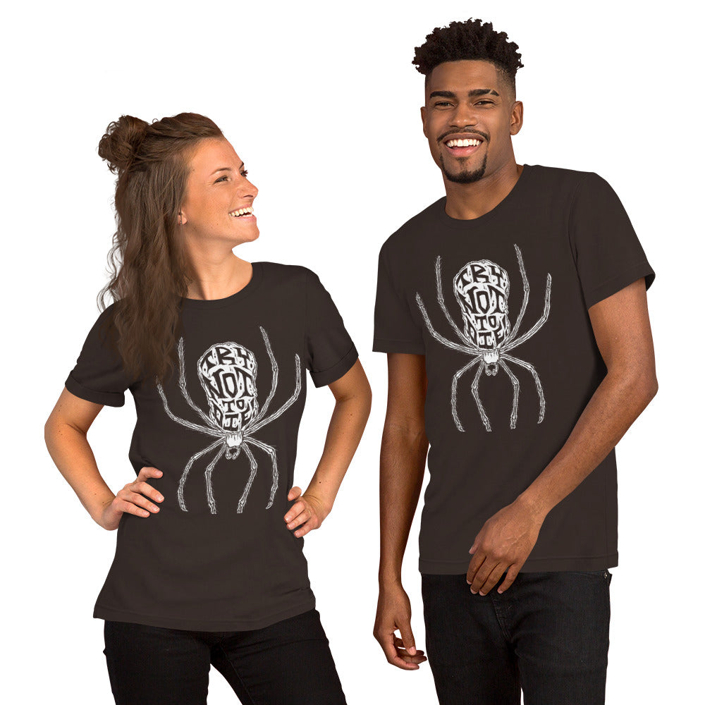 Try Not to Die Spider Unisex t-shirt