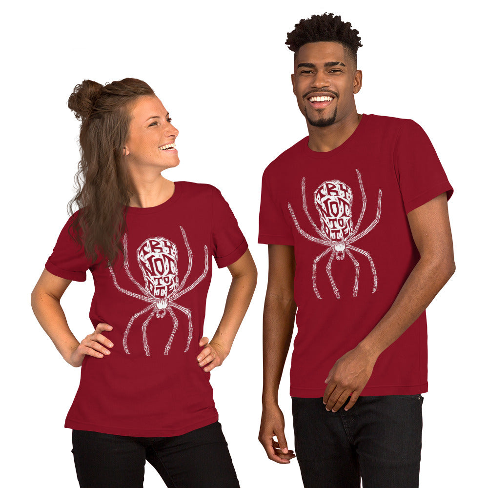 Try Not to Die Spider Unisex t-shirt