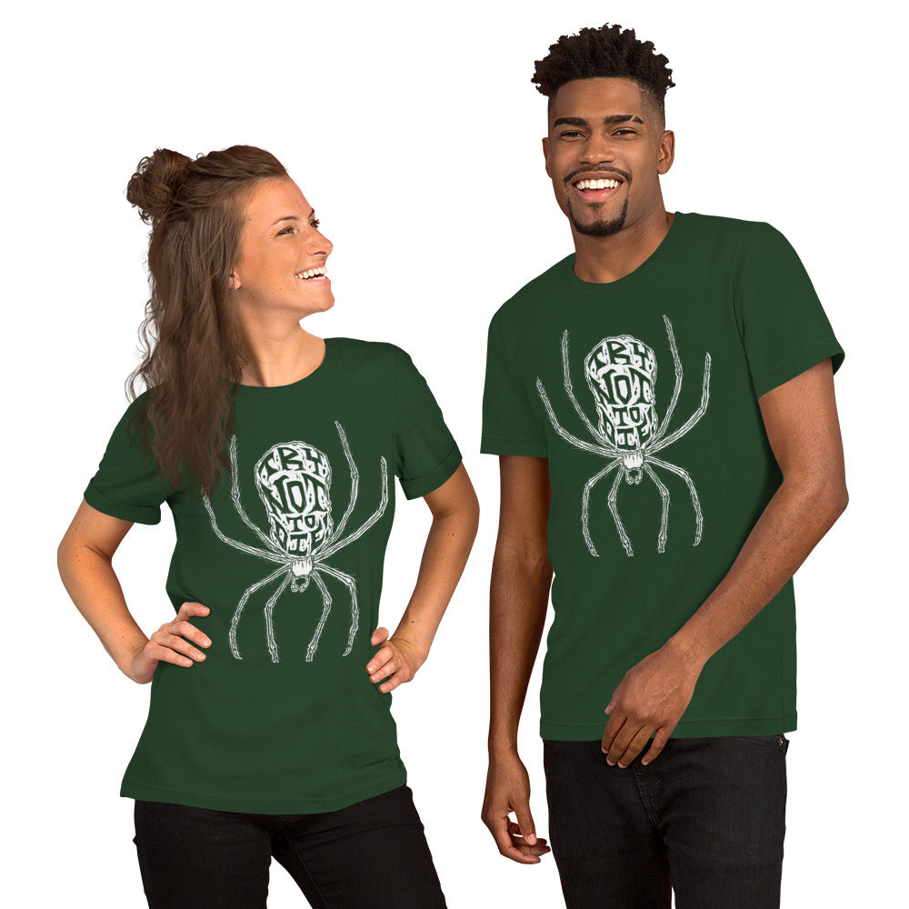 Try Not to Die Spider Unisex t-shirt
