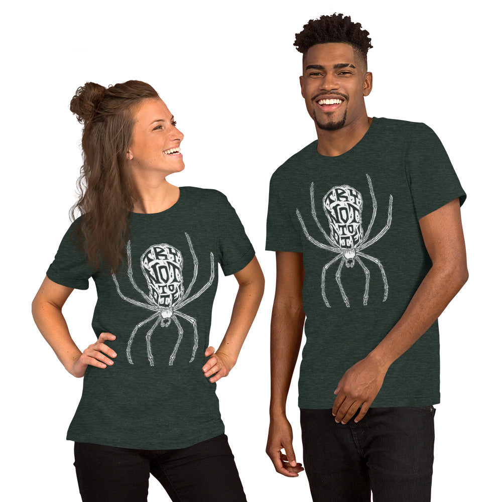 Try Not to Die Spider Unisex t-shirt