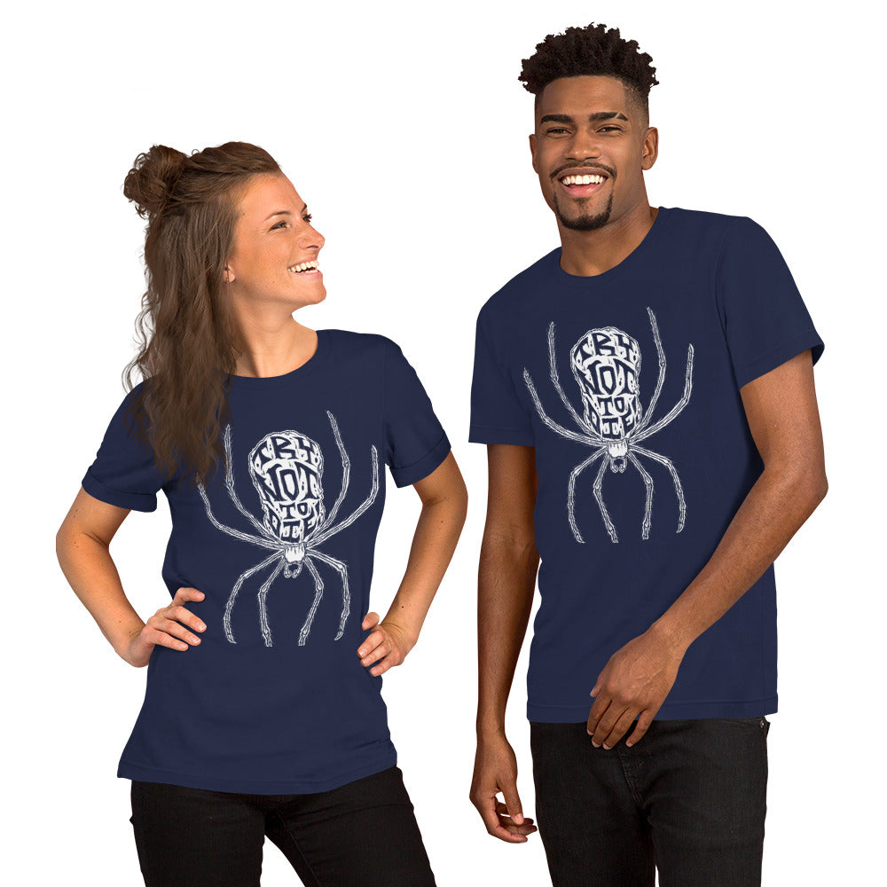 Try Not to Die Spider Unisex t-shirt