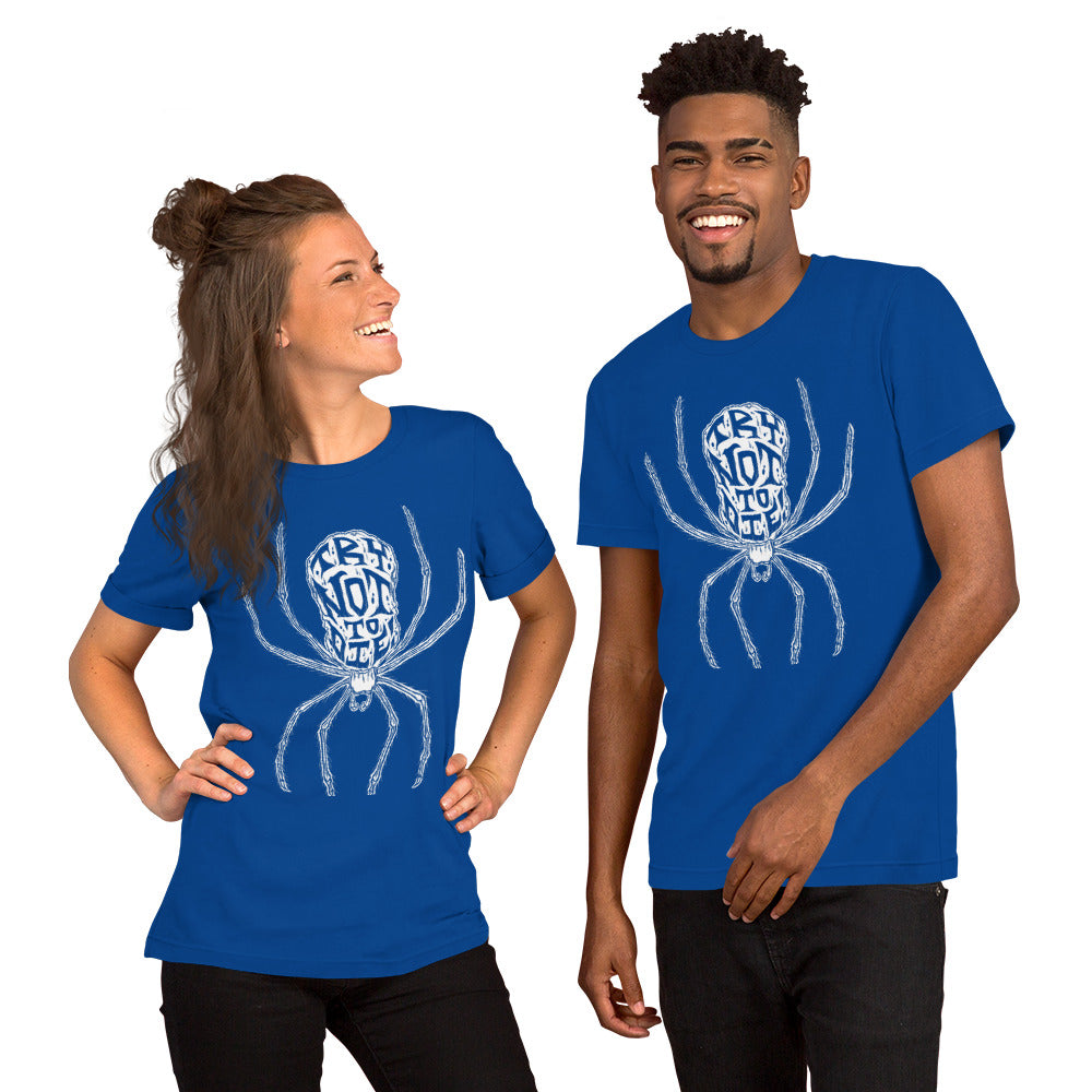 Try Not to Die Spider Unisex t-shirt