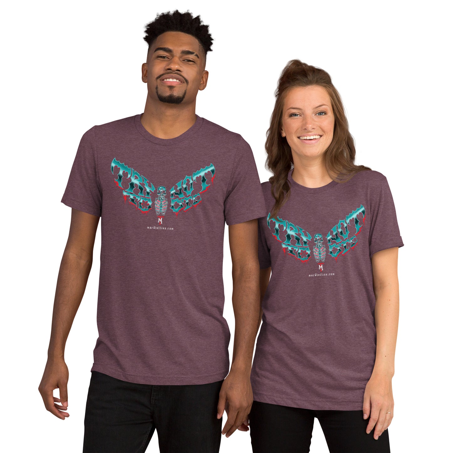 Try Not to Die Moth and Ax Short sleeve t-shirt