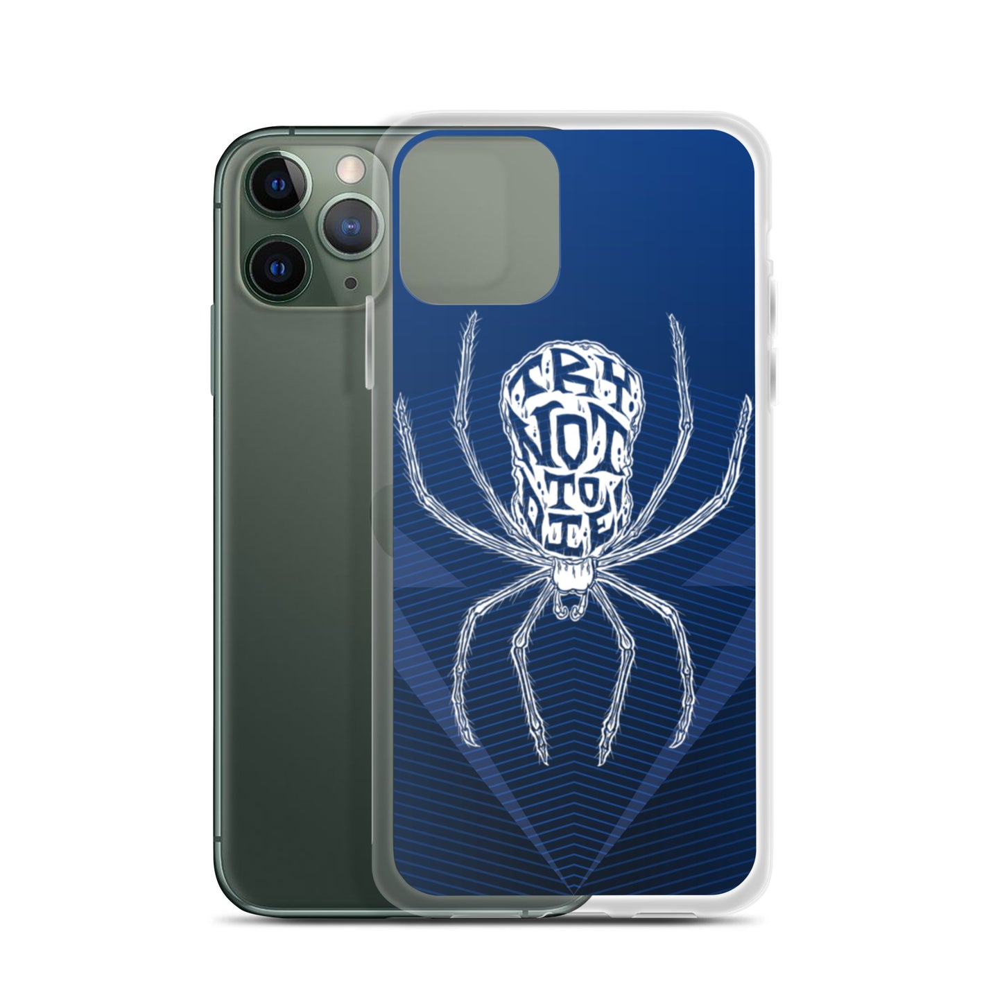 Try Not to Die Spider Clear Case for iPhone®