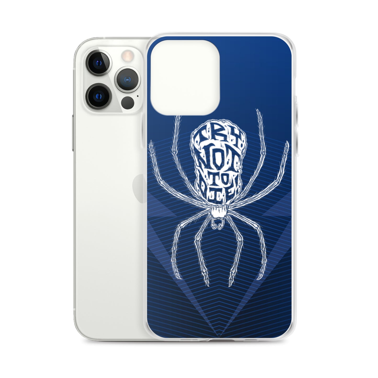 Try Not to Die Spider Clear Case for iPhone®