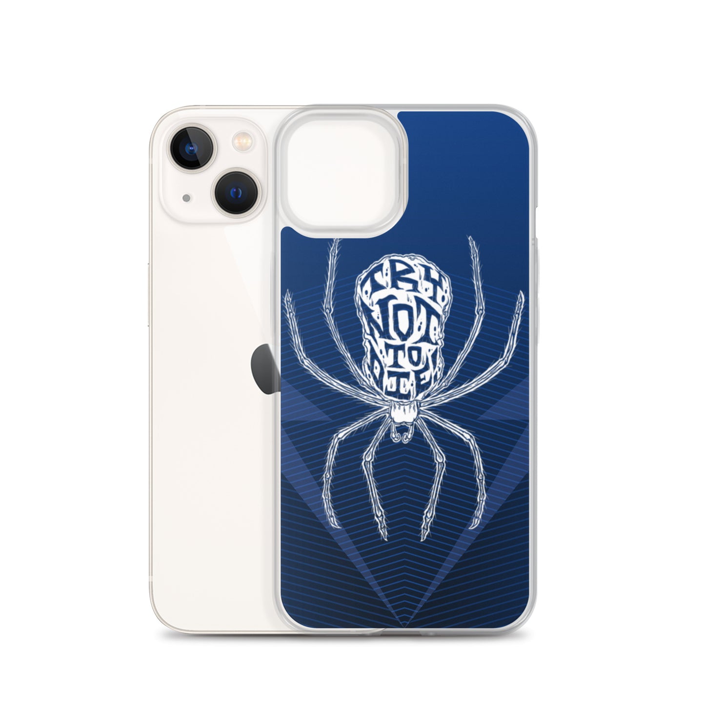 Try Not to Die Spider Clear Case for iPhone®