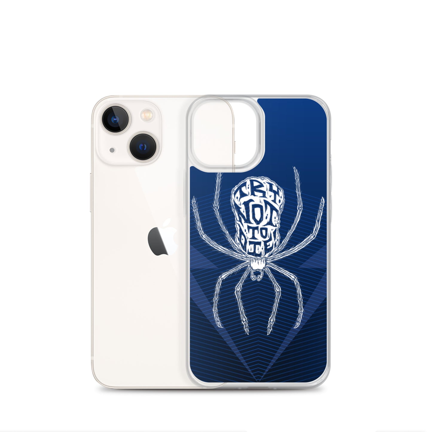 Try Not to Die Spider Clear Case for iPhone®