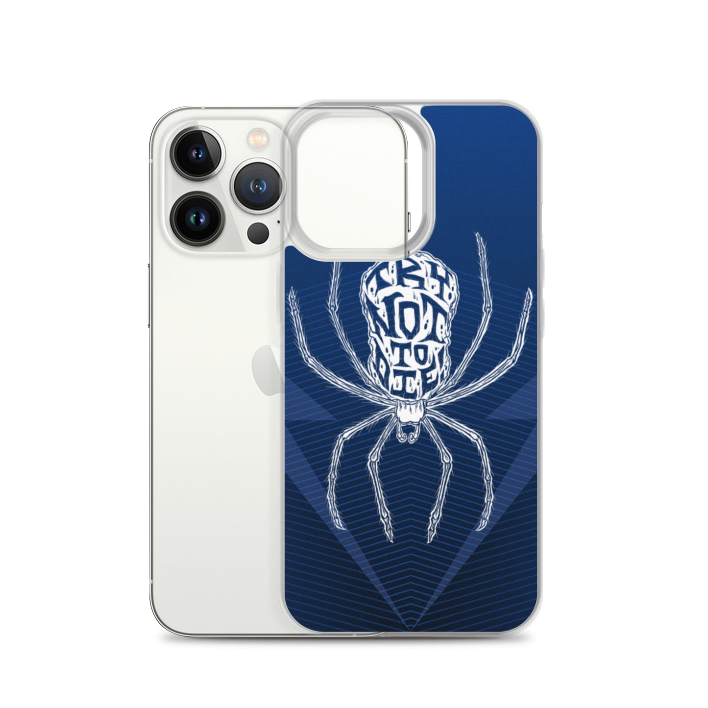 Try Not to Die Spider Clear Case for iPhone®