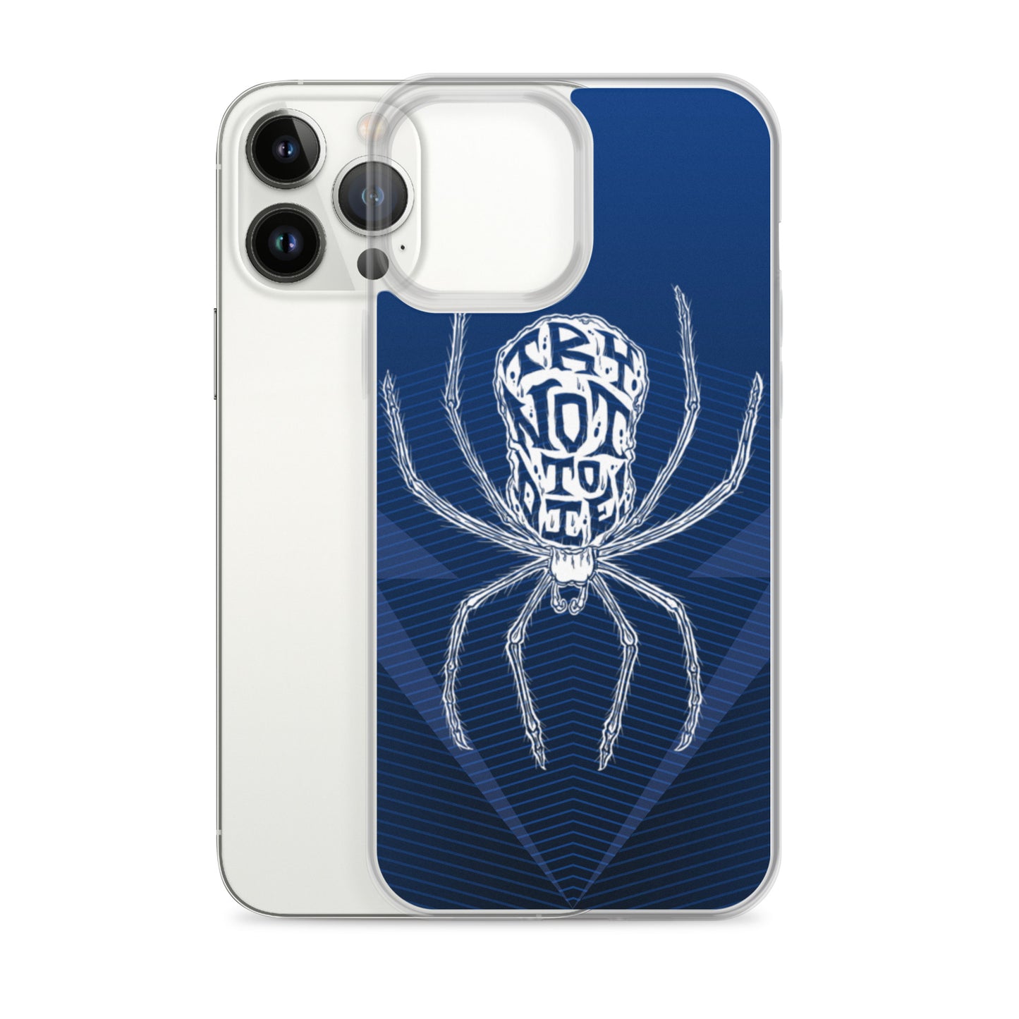 Try Not to Die Spider Clear Case for iPhone®