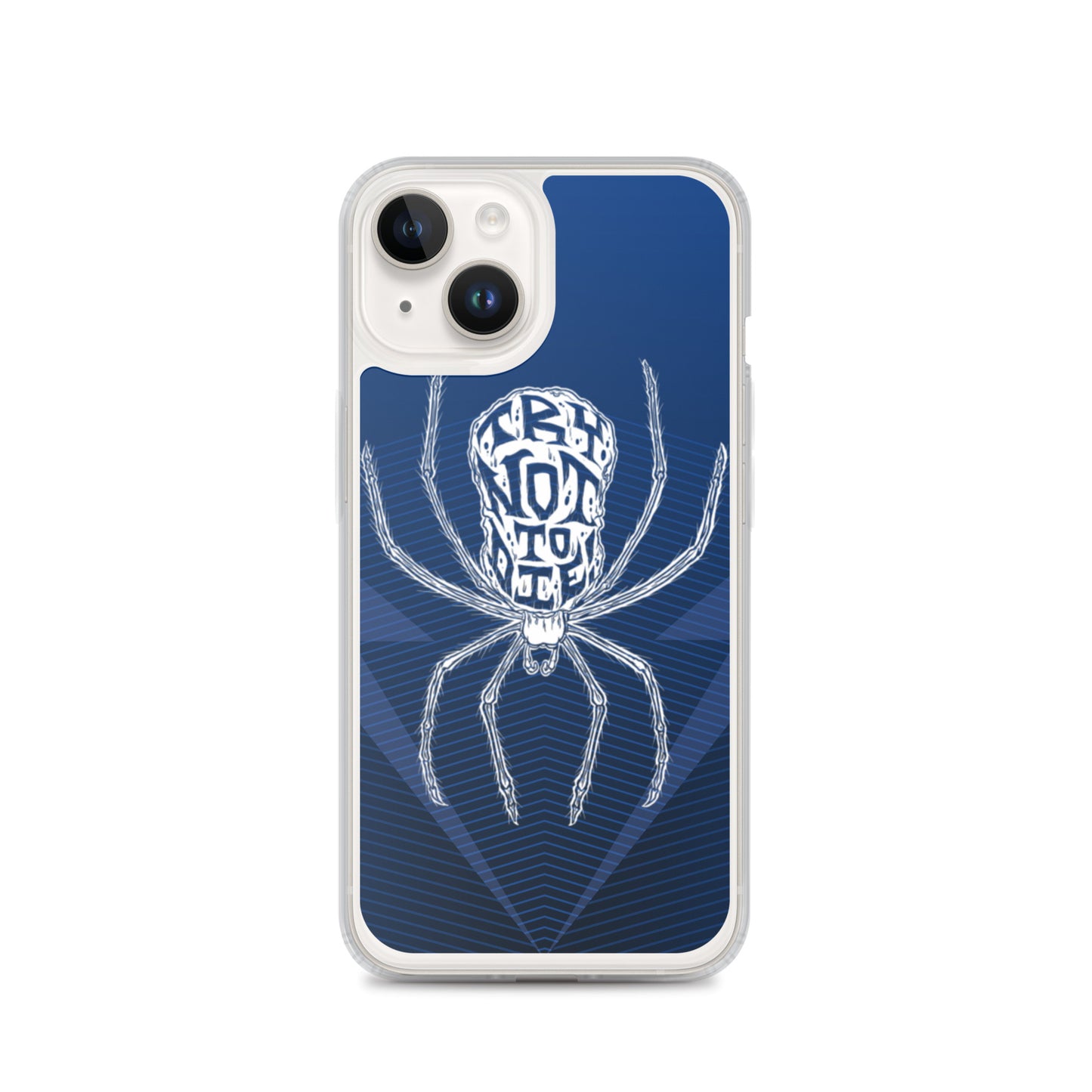 Try Not to Die Spider Clear Case for iPhone®