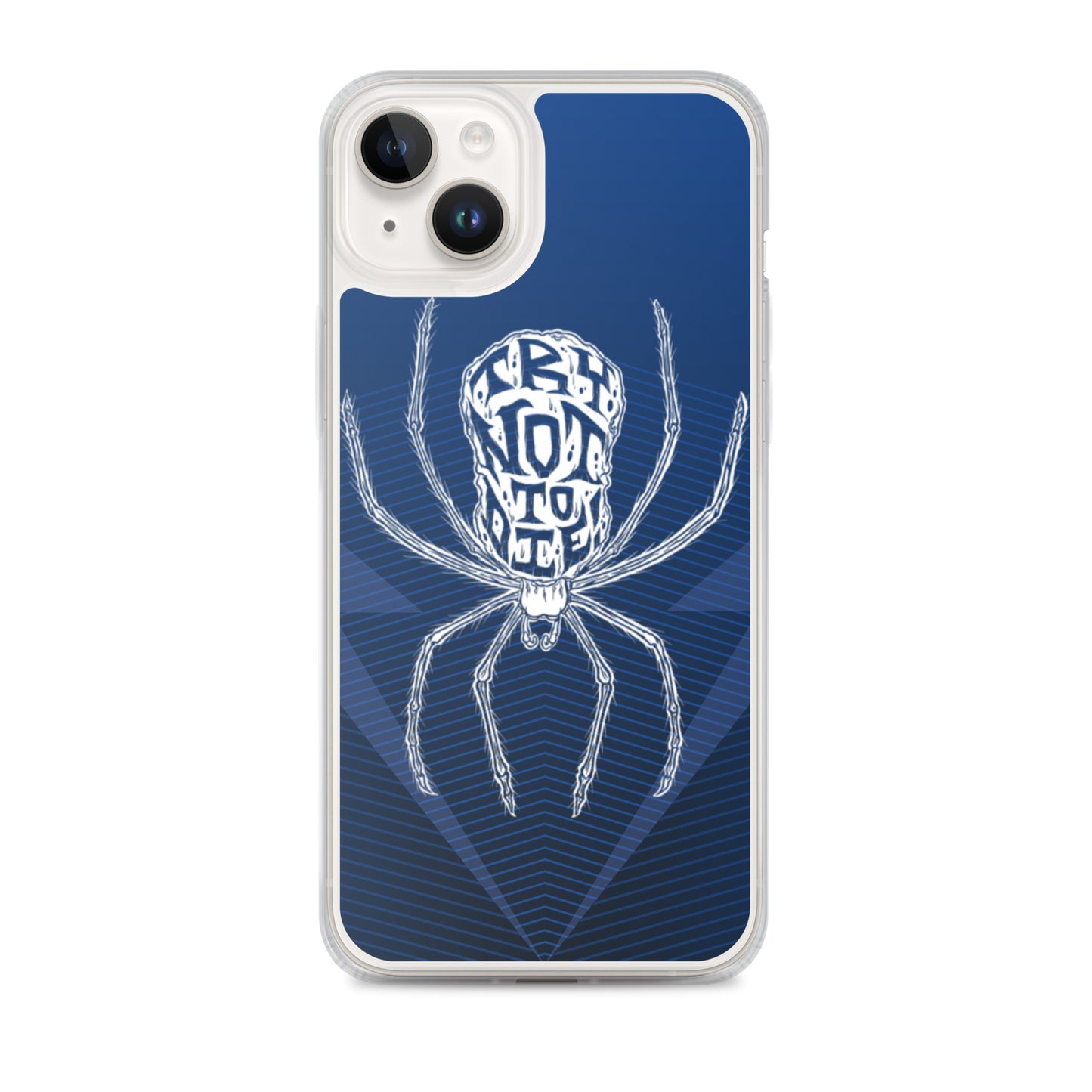 Try Not to Die Spider Clear Case for iPhone®