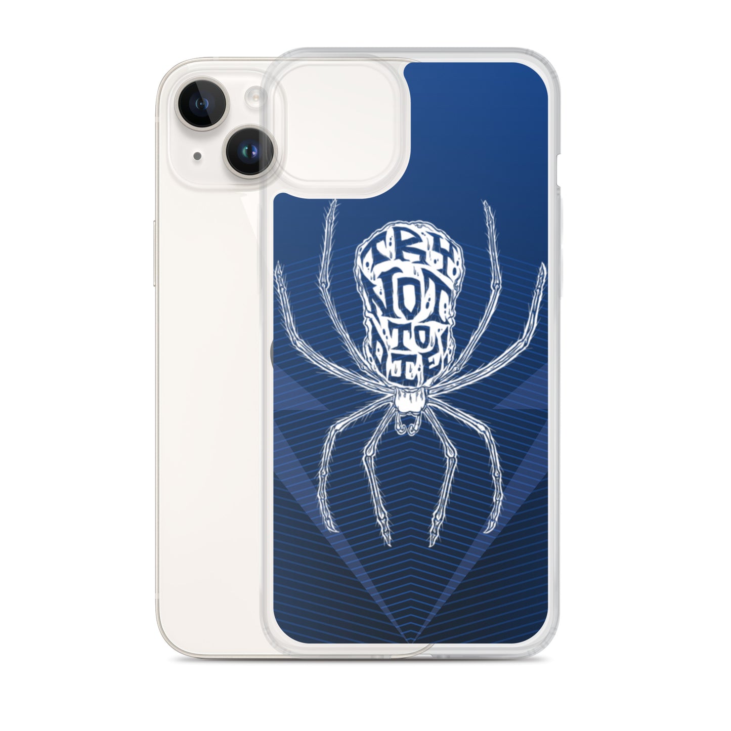 Try Not to Die Spider Clear Case for iPhone®