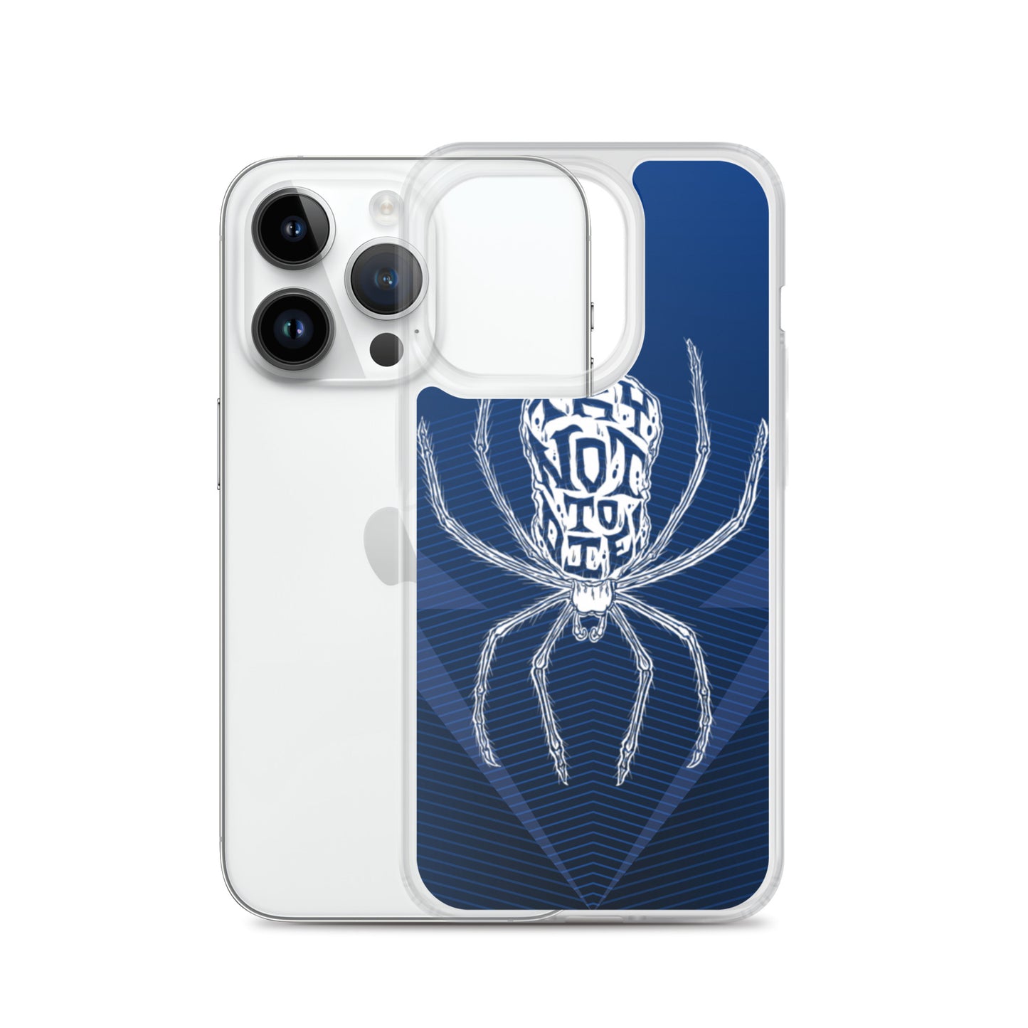 Try Not to Die Spider Clear Case for iPhone®