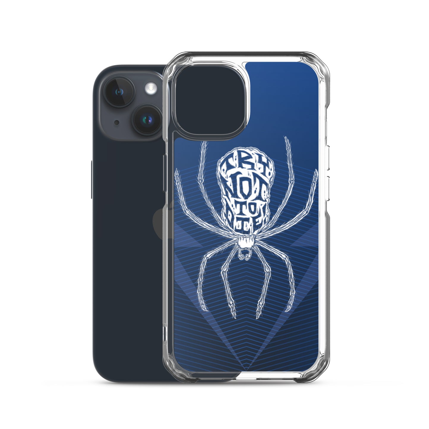 Try Not to Die Spider Clear Case for iPhone®