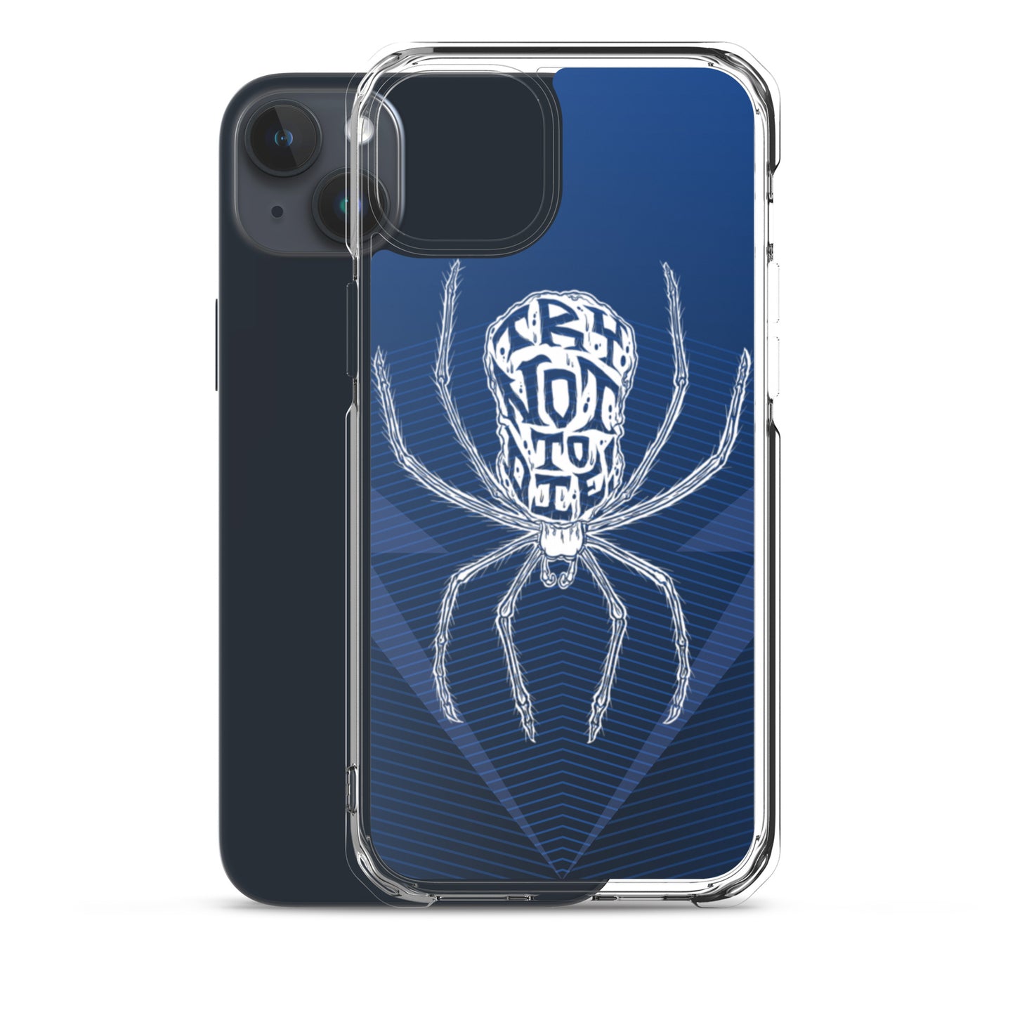 Try Not to Die Spider Clear Case for iPhone®