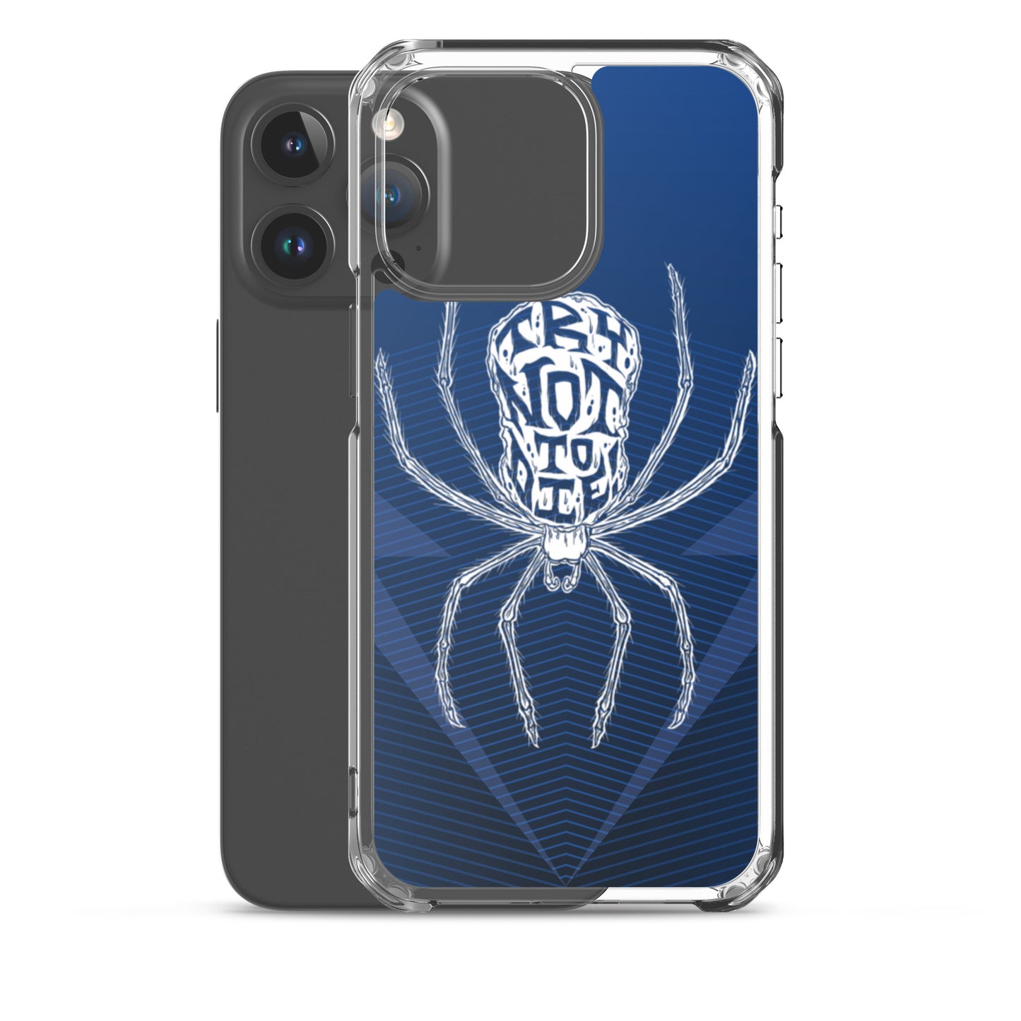 Try Not to Die Spider Clear Case for iPhone®