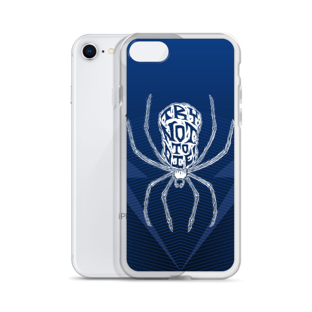 Try Not to Die Spider Clear Case for iPhone®