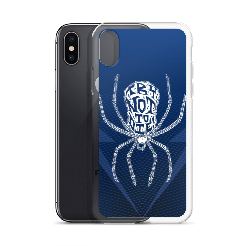 Try Not to Die Spider Clear Case for iPhone®