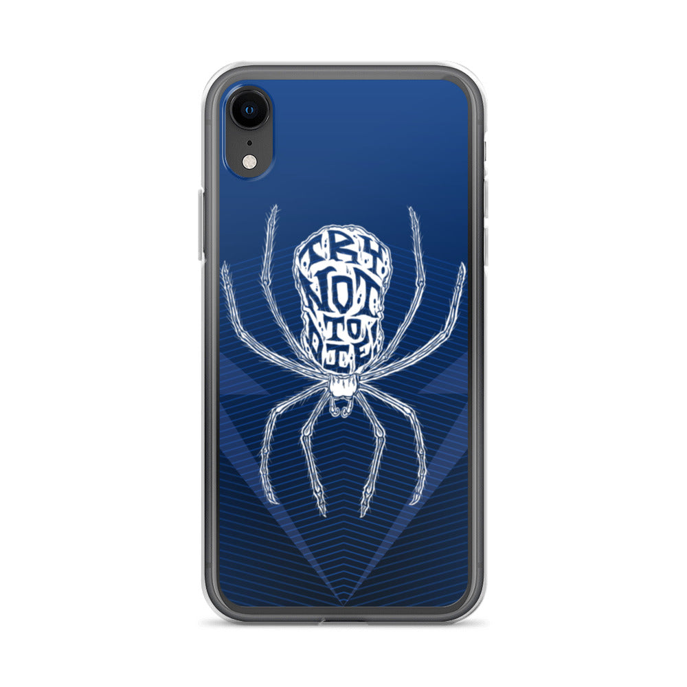 Try Not to Die Spider Clear Case for iPhone®