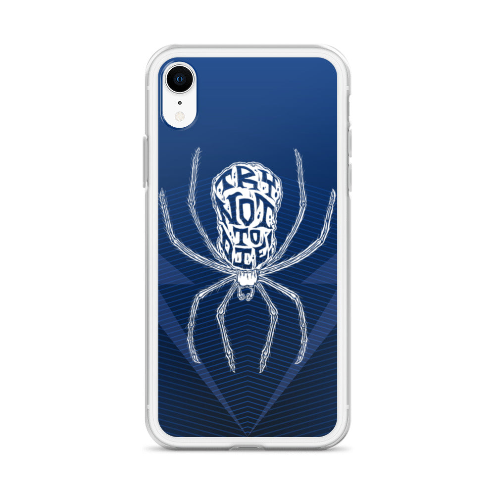 Try Not to Die Spider Clear Case for iPhone®