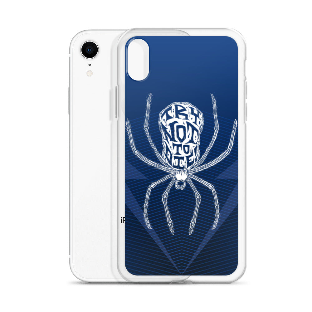 Try Not to Die Spider Clear Case for iPhone®
