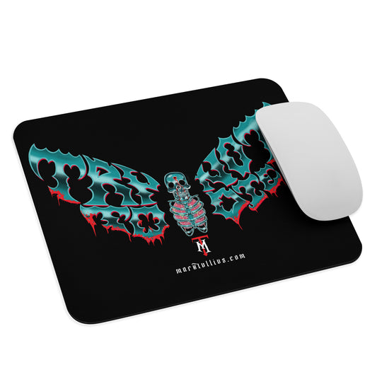 Try Not to Die: Moth mouse pad