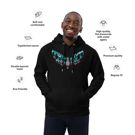 Try Not to Die Premium eco hoodie black